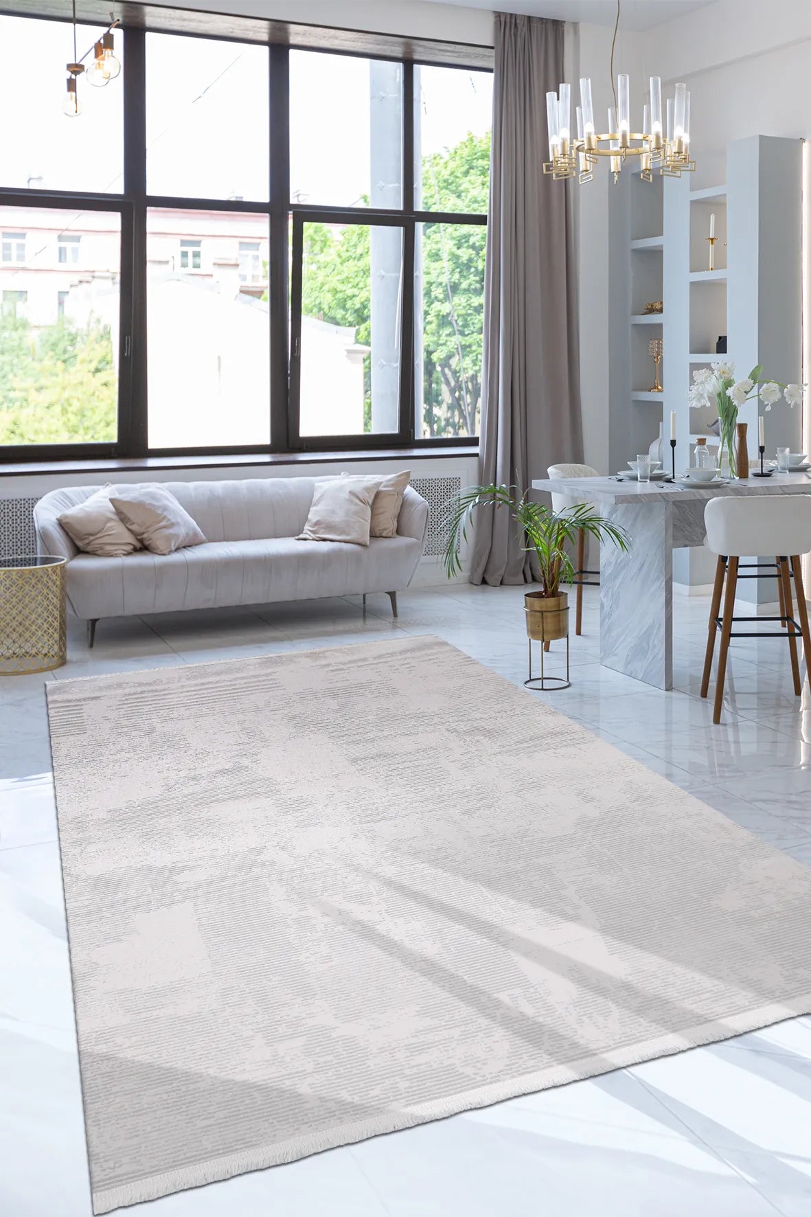 Bej vizon MERSO salon halısı