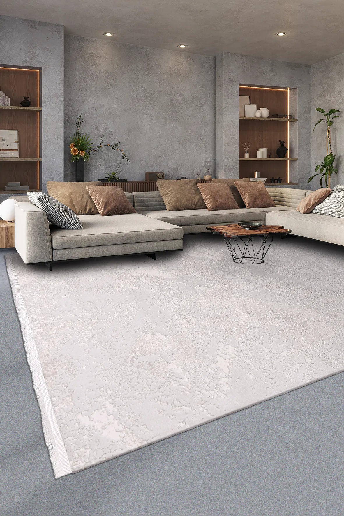 Vizon krem EYNA salon halısı