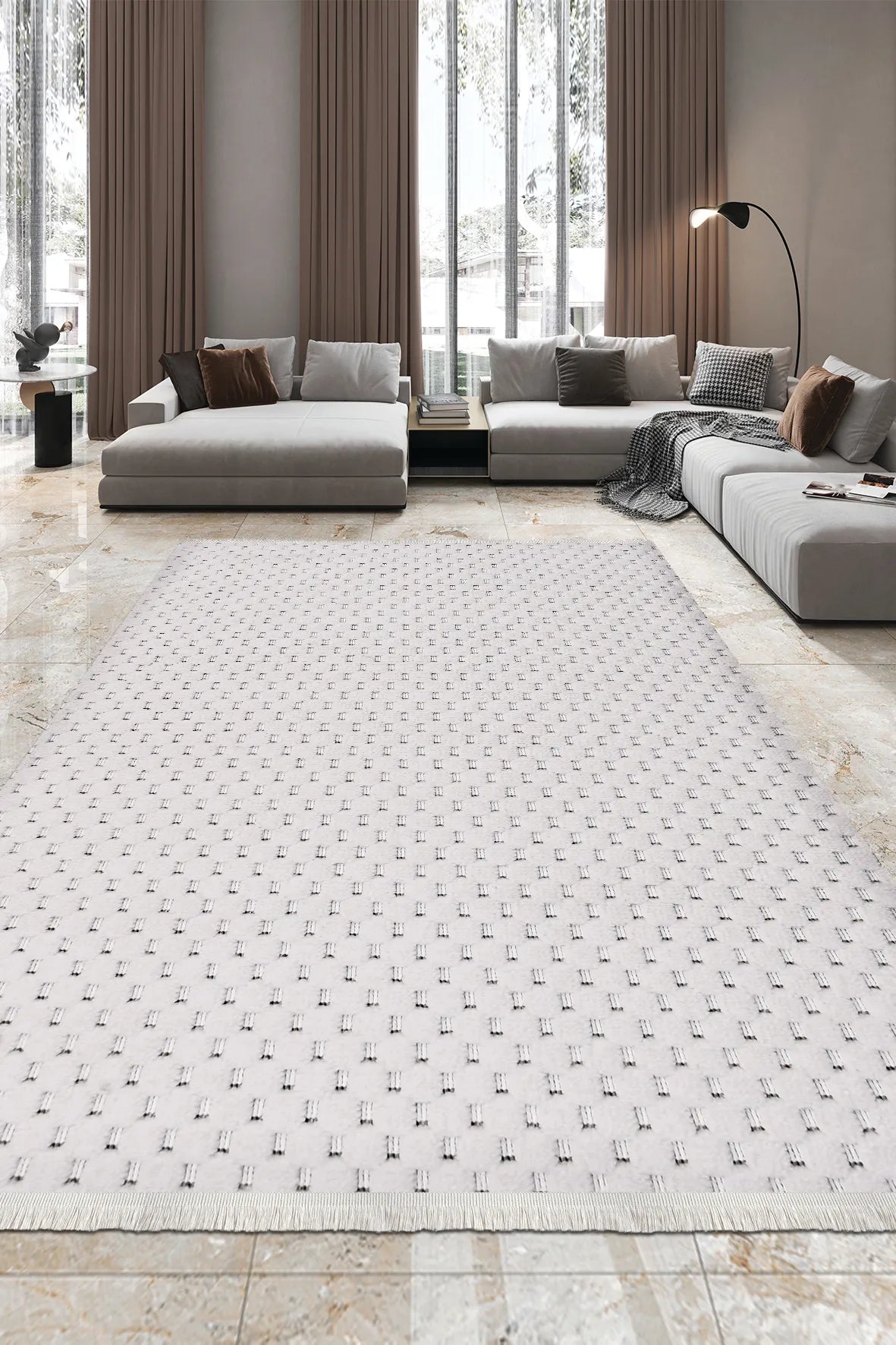 Krem RİKO salon halısı