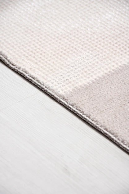 Krem kahve SAPPHİRE salon halısı - yakından doku detayı