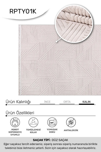 Vizon TİGANA salon halısı - hav yüksekliği detayı
