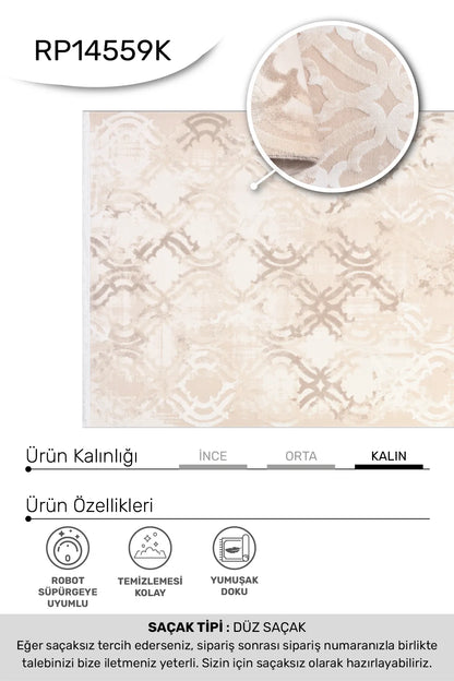 Vizon kahve GASPİNA salon halısı - hav yüksekliği detayı