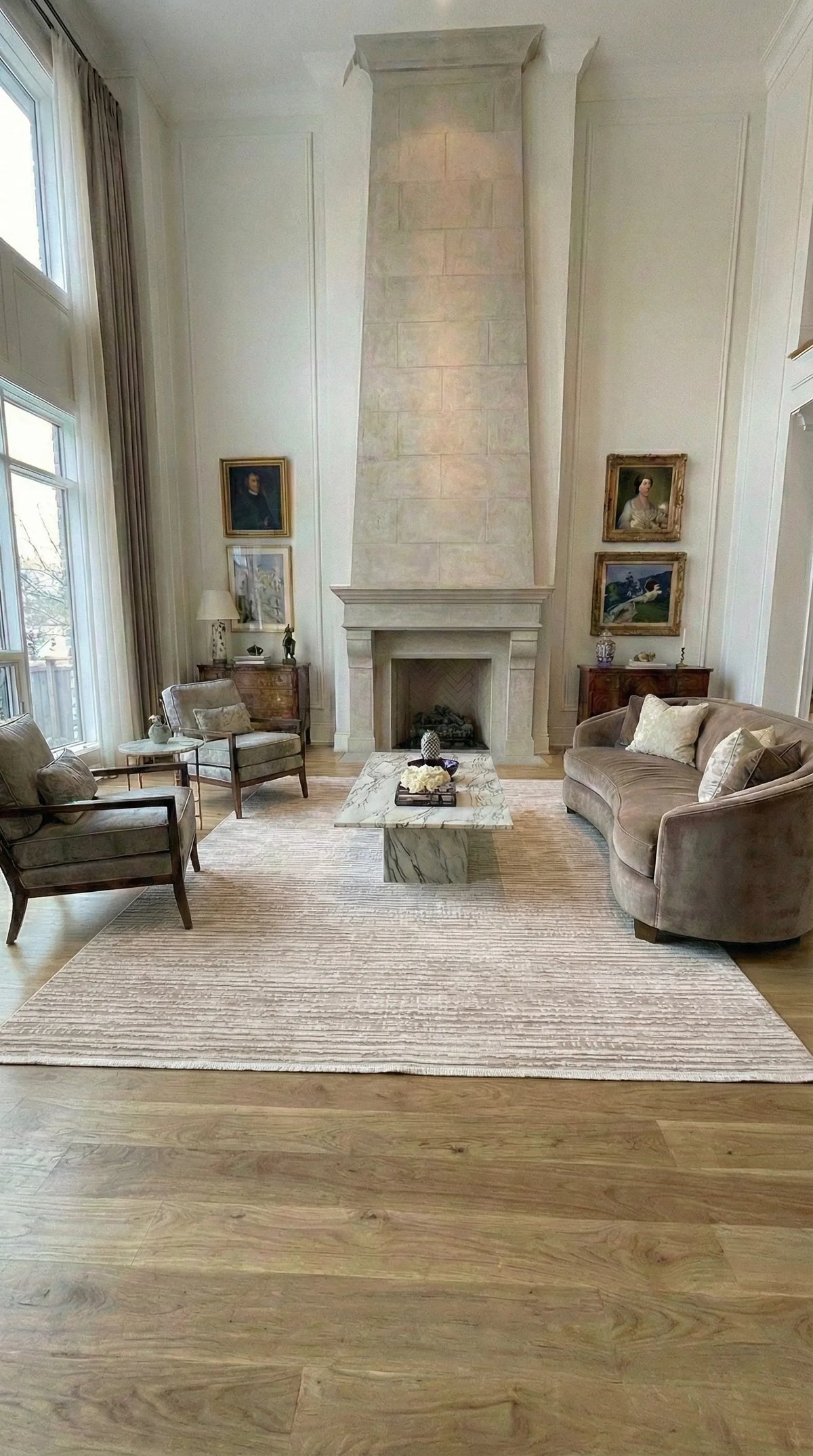 Krem vizon BONAPARTE salon halısı - renk detayı