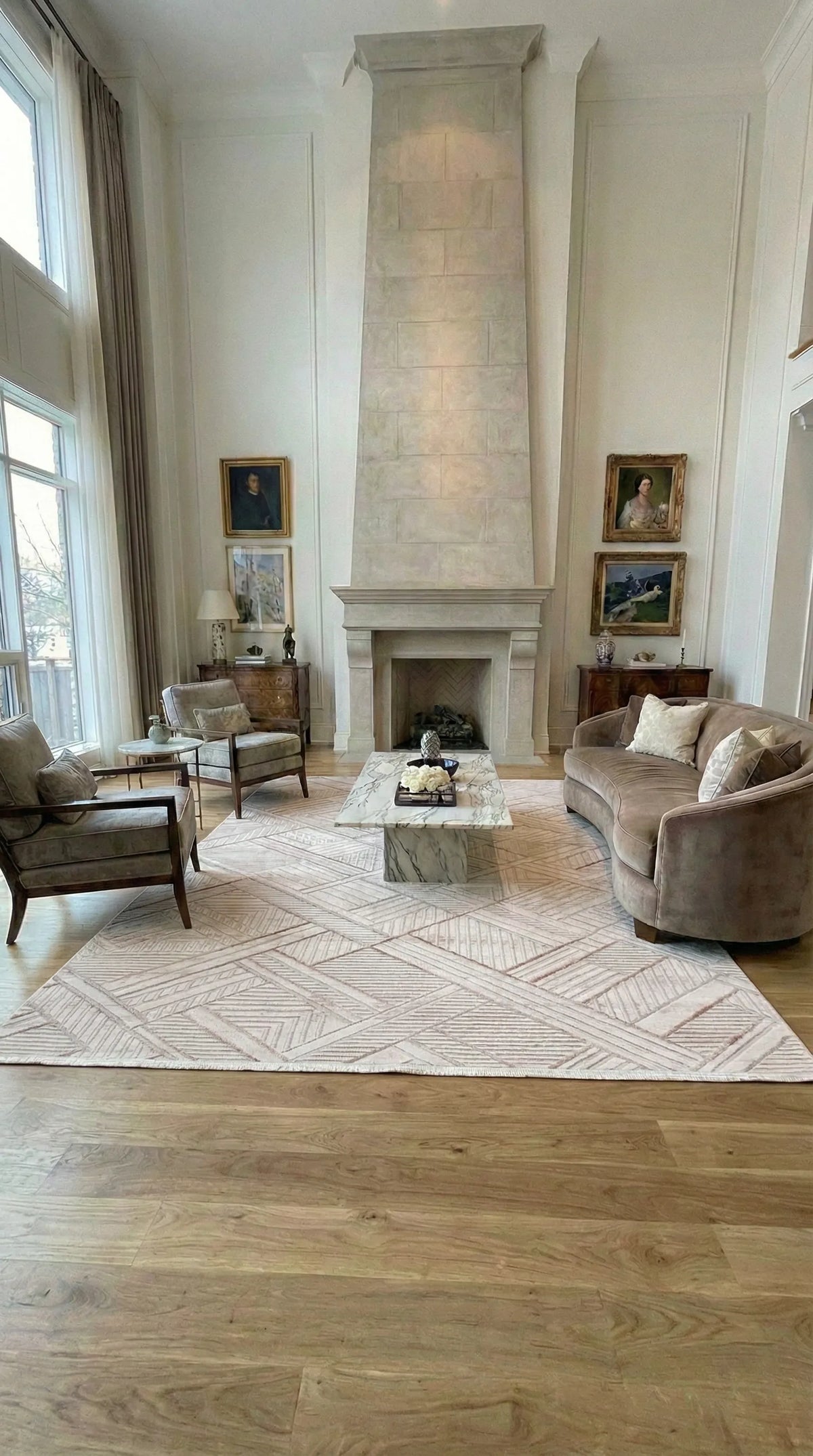 Vizon krem BONAPARTE salon halısı - renk detayı