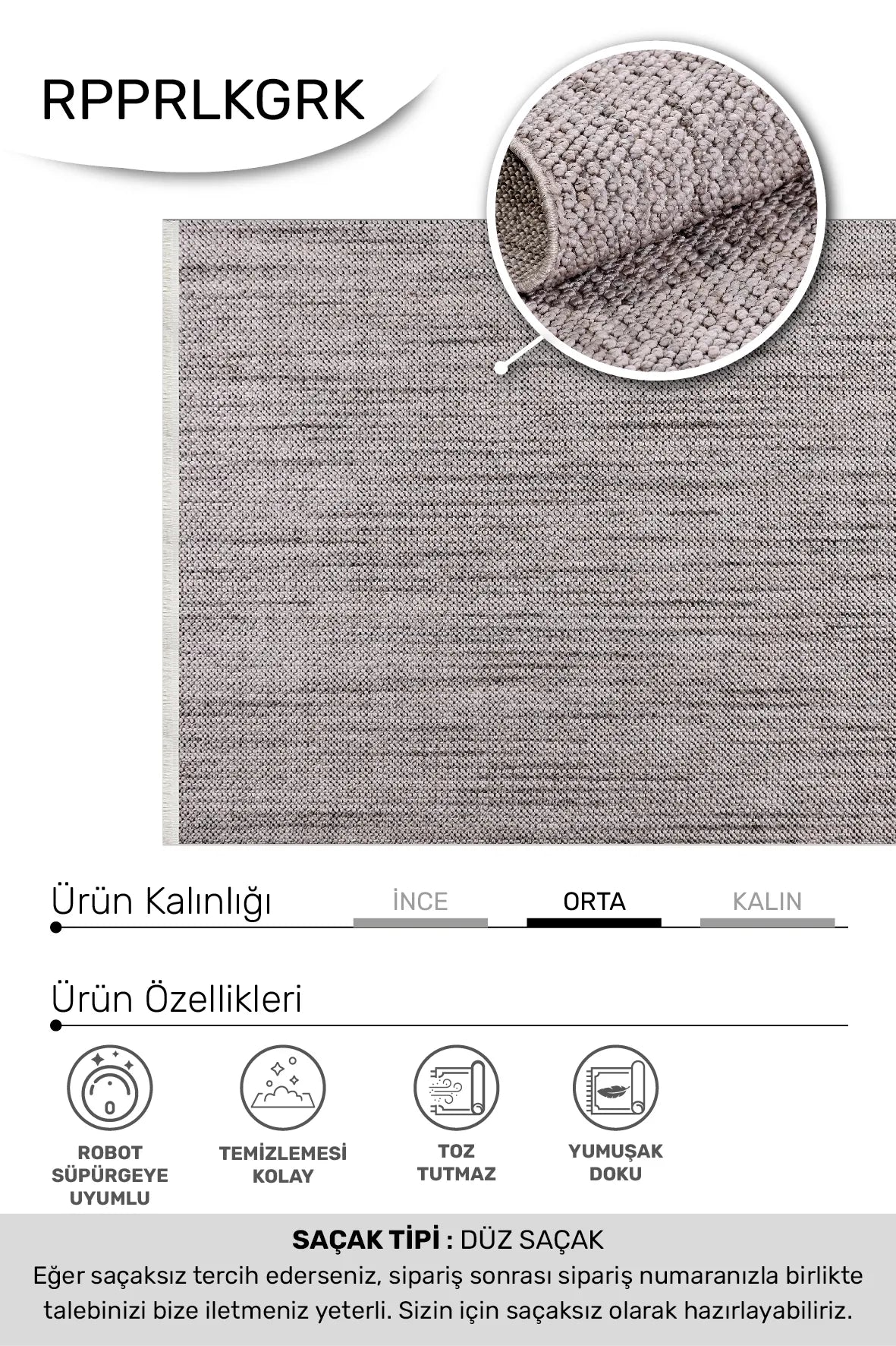 PARLA oturma odası halısı - oda içi görünüm