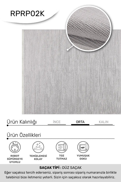 Bej ROSA oturma odası halısı