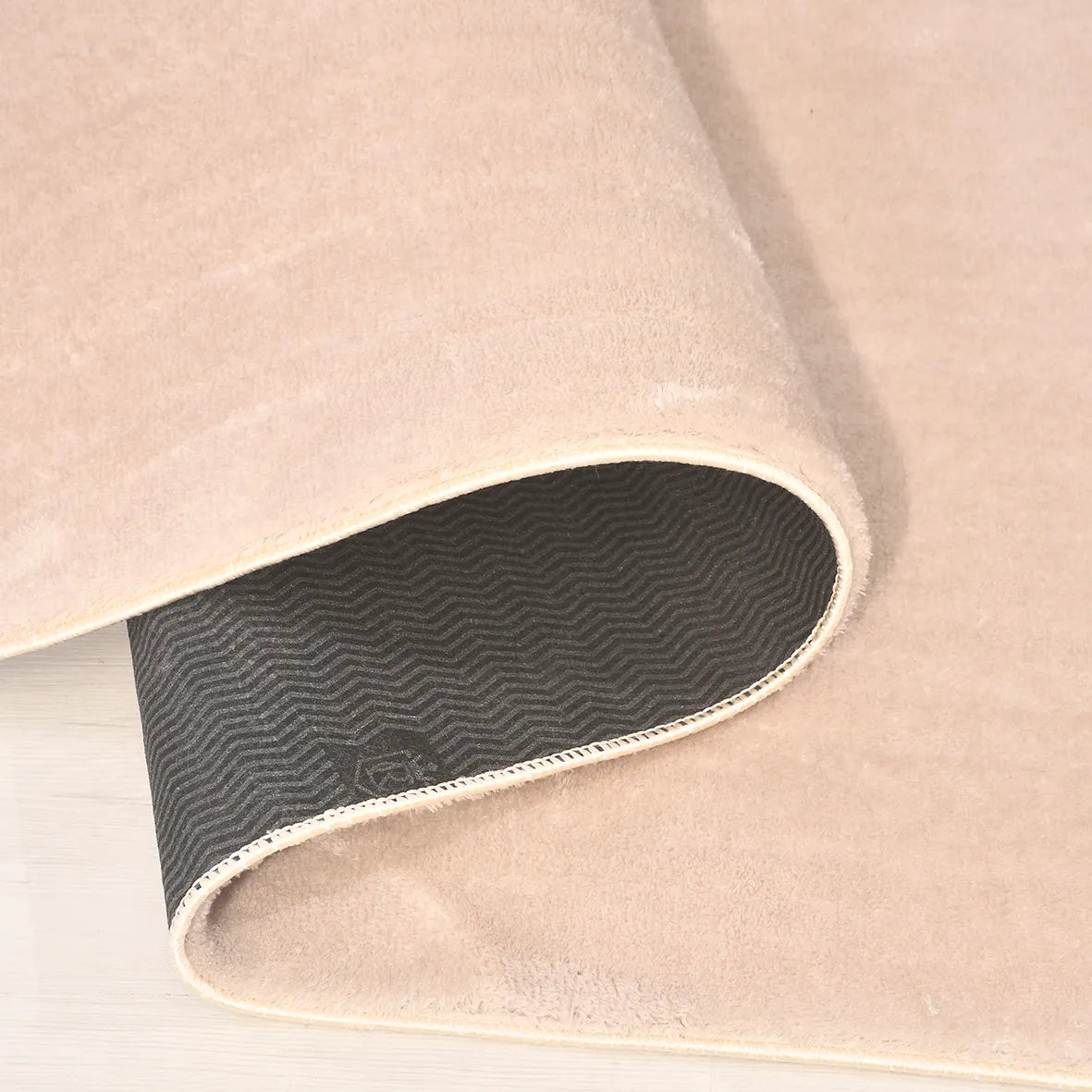 Peluş oturma odası halısı - yakından doku detayı