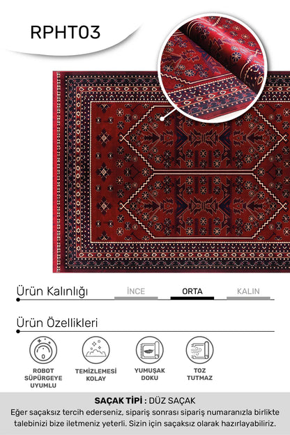 TALYA-  - Sabit Ölçü- Oturma Odası,Salon - Robot Süpürgeye Uyumlu-Kolay Temizlenebilir